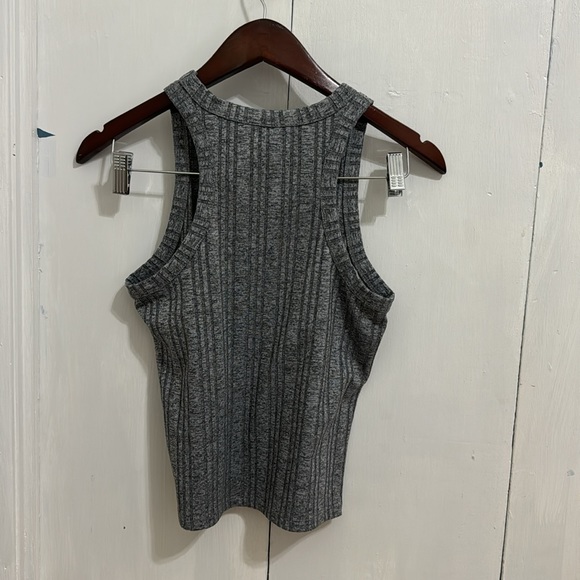 Aeropostale Womens Grey Bodycon Tank Top Size Medium - Picture 5 of 7